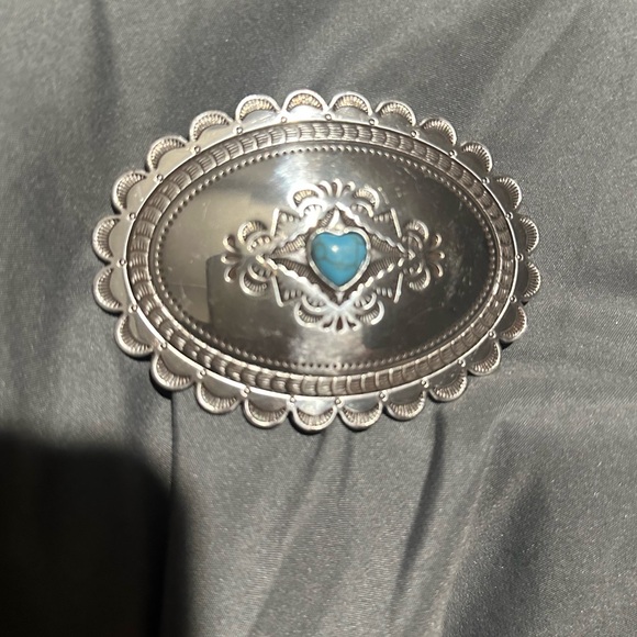 Navajo heart belt buckle - Picture 6 of 7